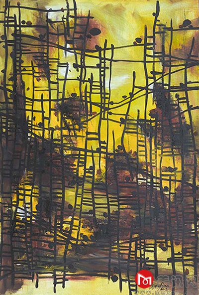影与象系列 60X80cm 2013年 油画2.jpg