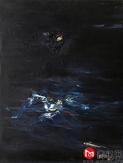 黑色系列 追求 60X80cm 2009年 油画.jpg