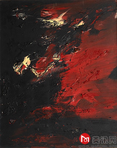 燃烧的激情 80X100cm 2008年 油画.JPG