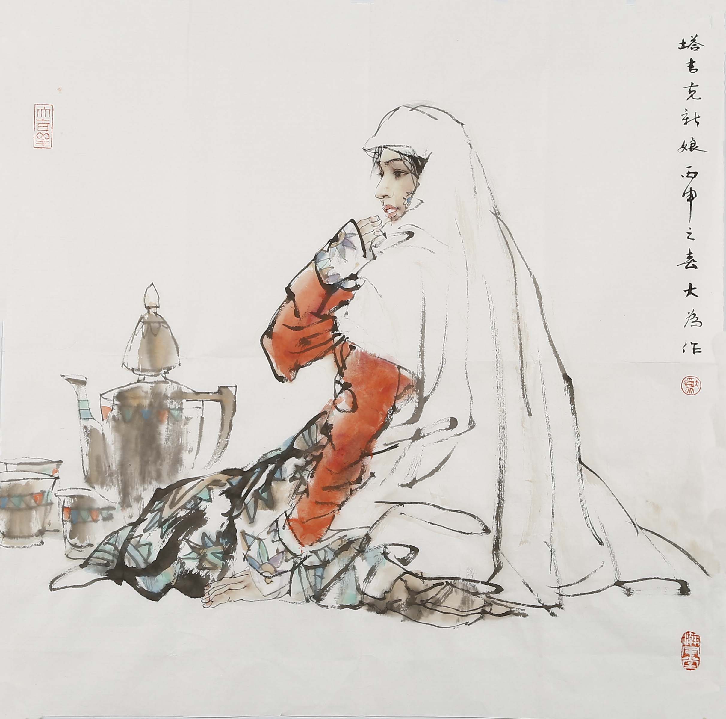刘大为《塔吉克新娘》68x68cm.JPG