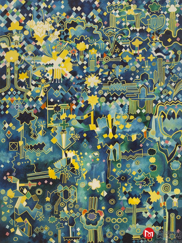 3- 星空，44cmx55cm ，2014年版画.jpg